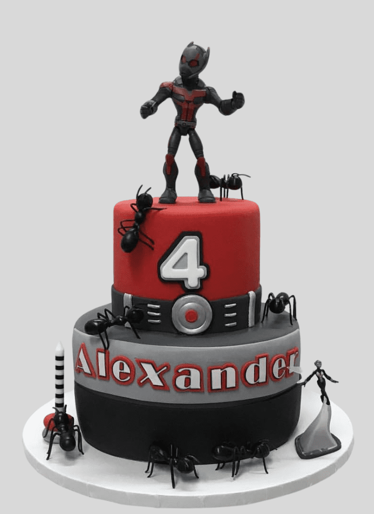 Delicate Ant-Man Cake