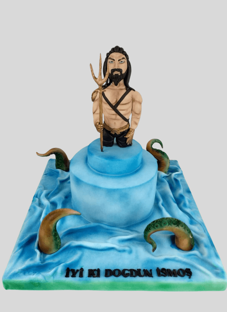 Adorable Aquaman Cake