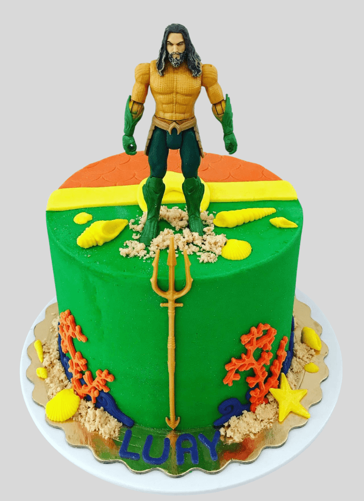 Alluring Aquaman Cake