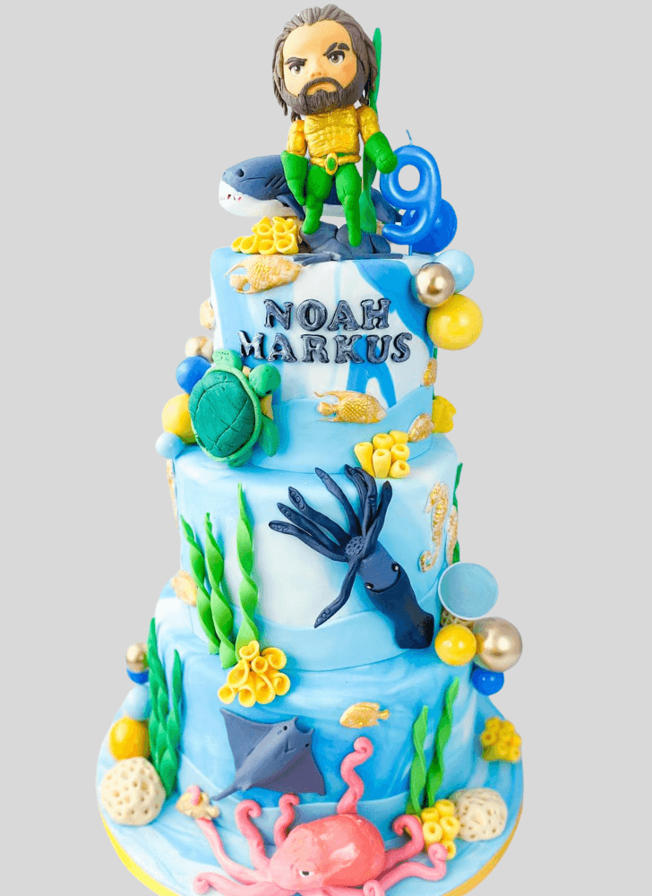 Bewitching Aquaman Cake