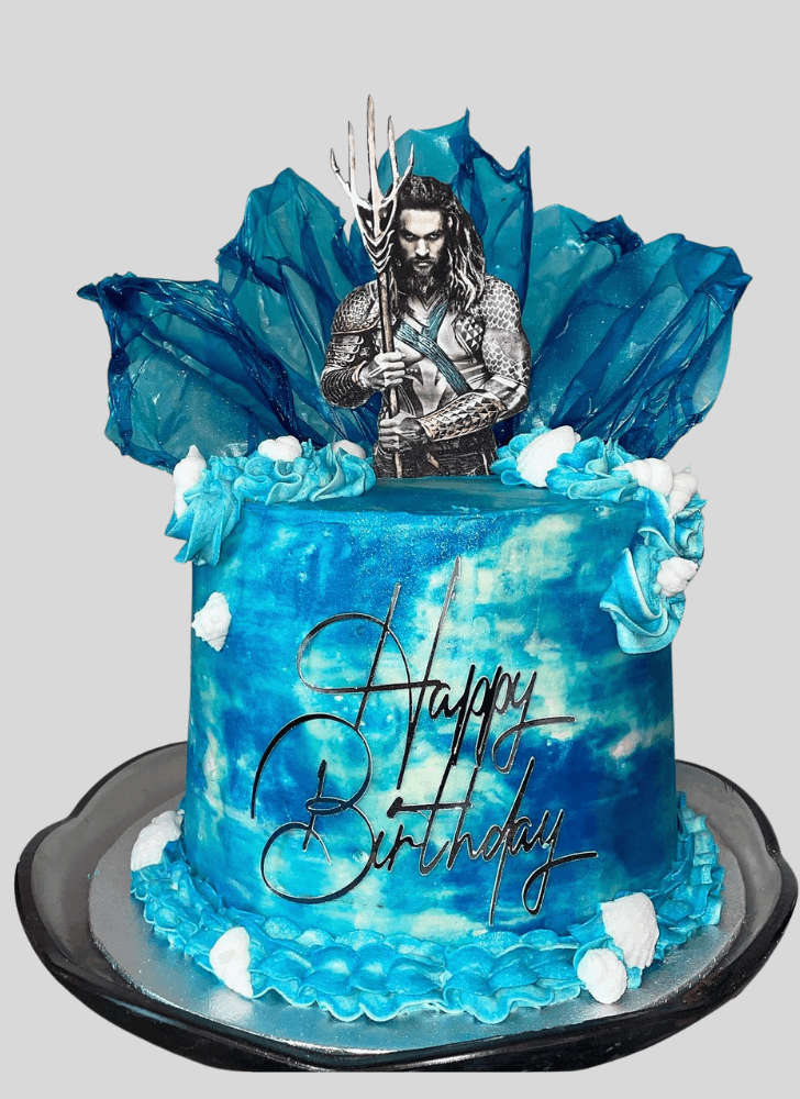 Comely Aquaman Cake
