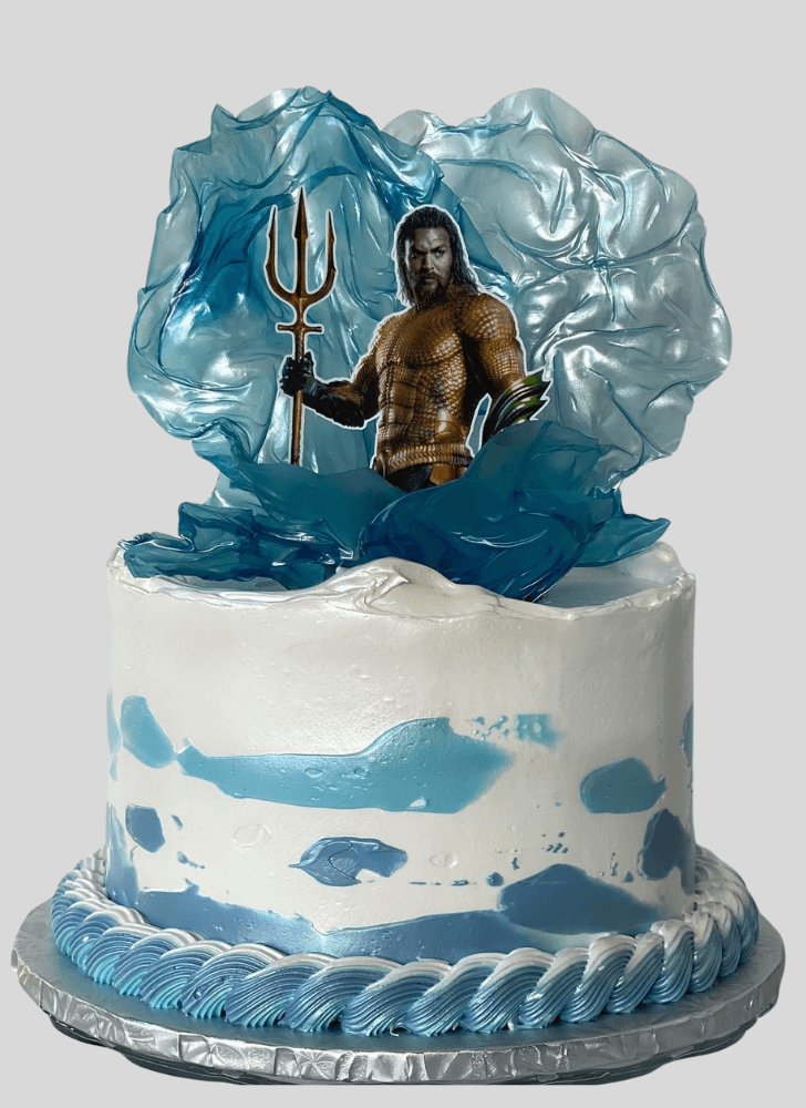 Dazzling Aquaman Cake