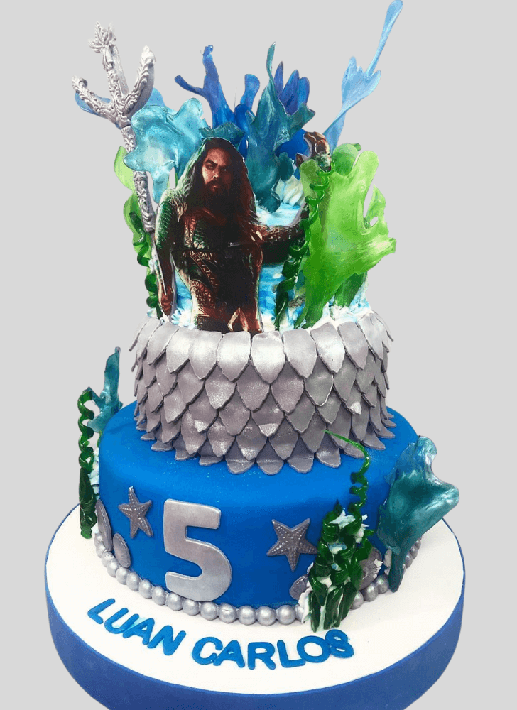 Delightful Aquaman Cake