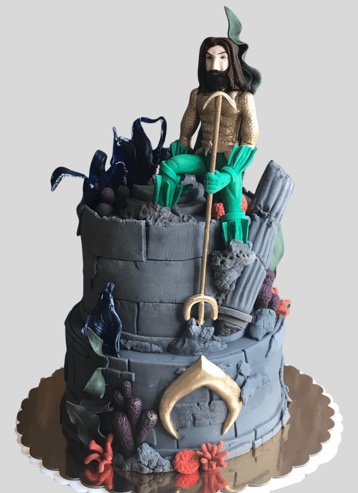 Fair Aquaman Cake