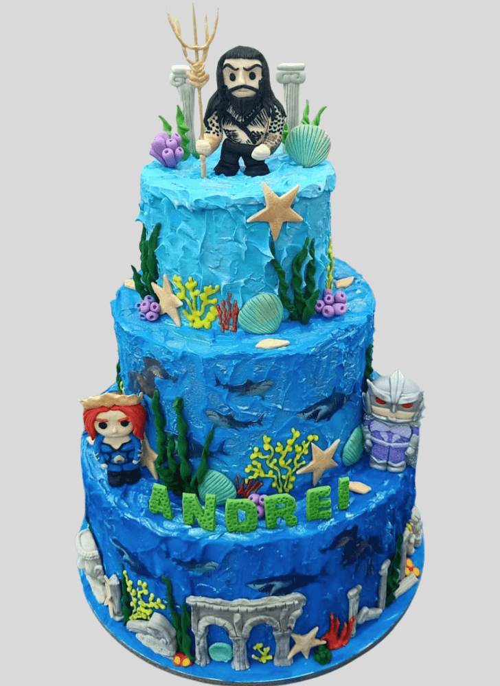 Gorgeous Aquaman Cake