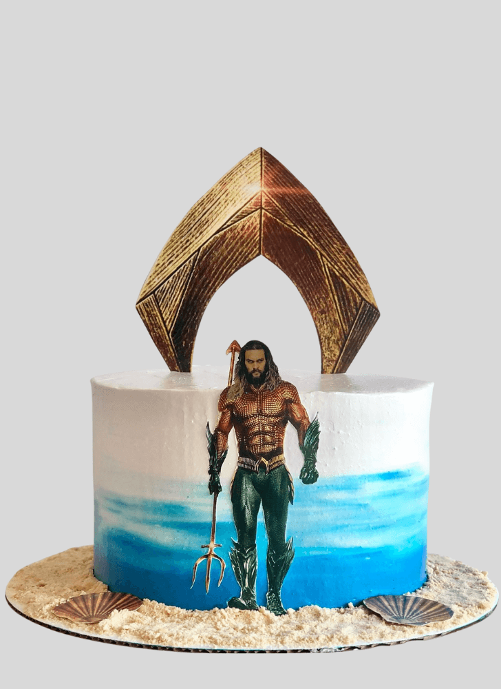 Handsome Aquaman Cake