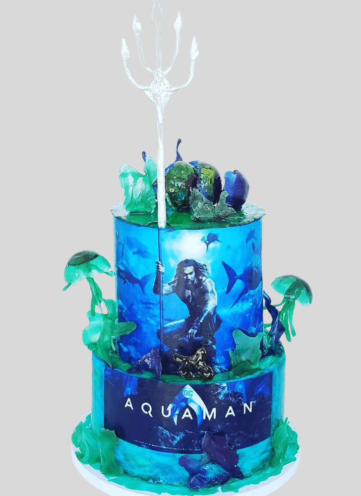 Lovely Aquaman Cake Design