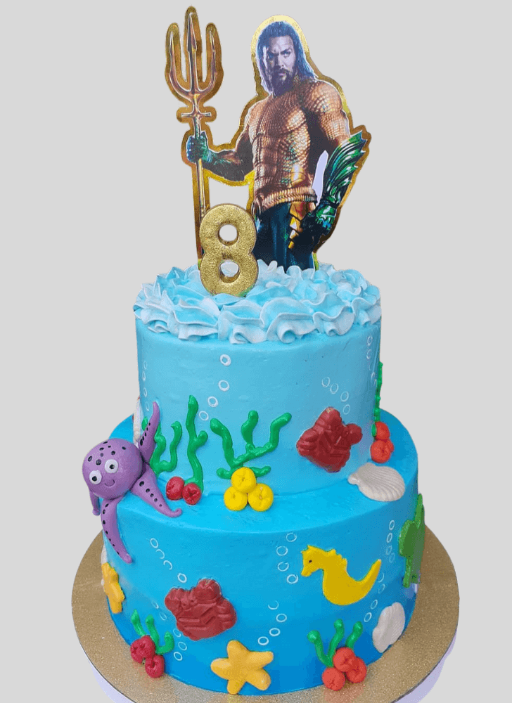 Magnificent Aquaman Cake