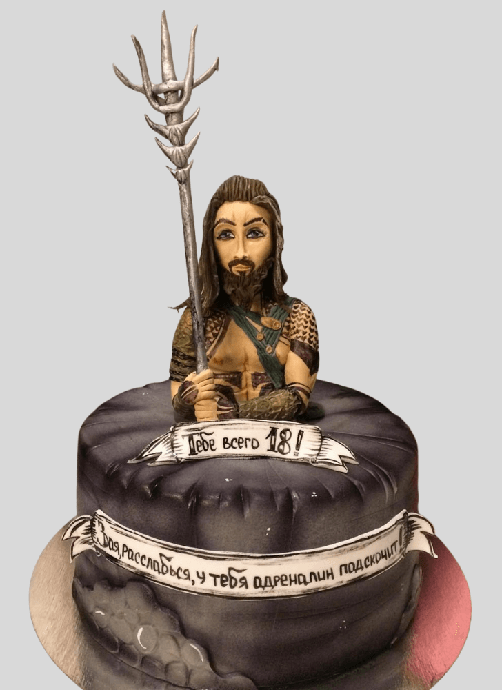Slightly Aquaman Cake