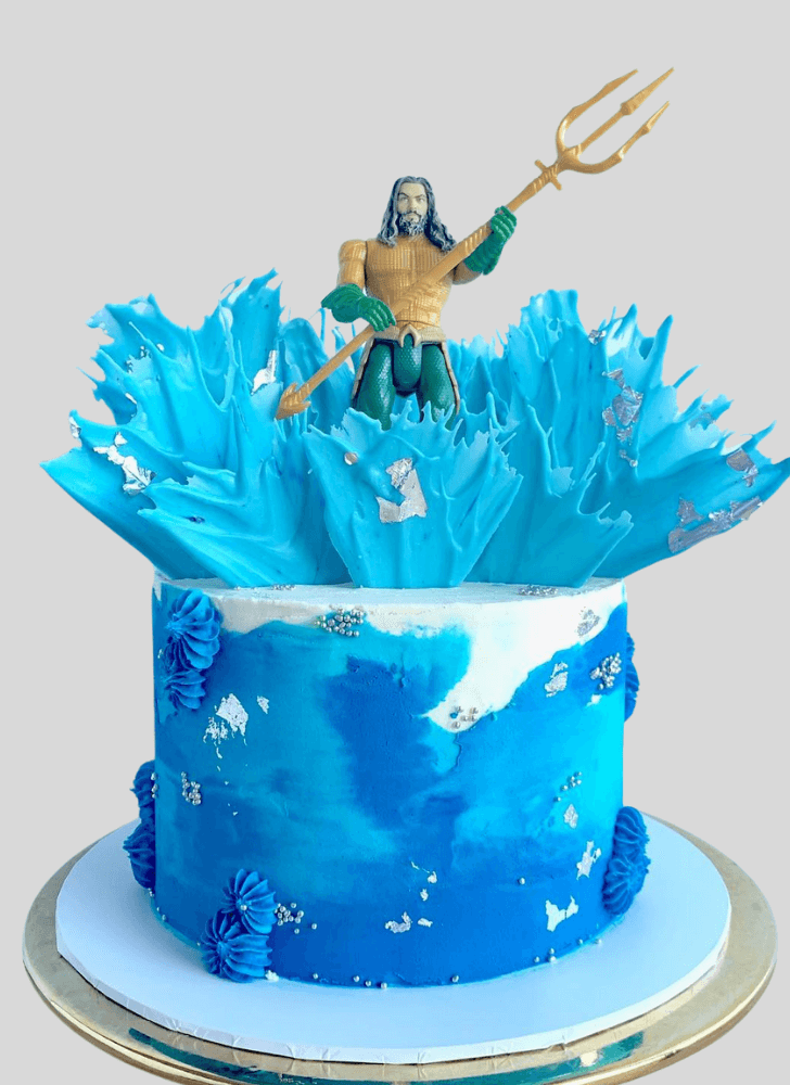 Stunning Aquaman Cake