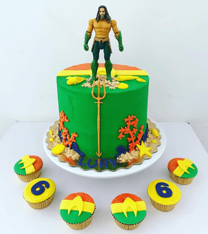 Alluring Aquaman Cake