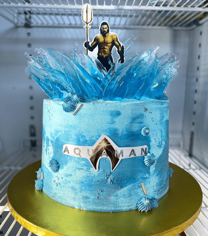 Angelic Aquaman Cake