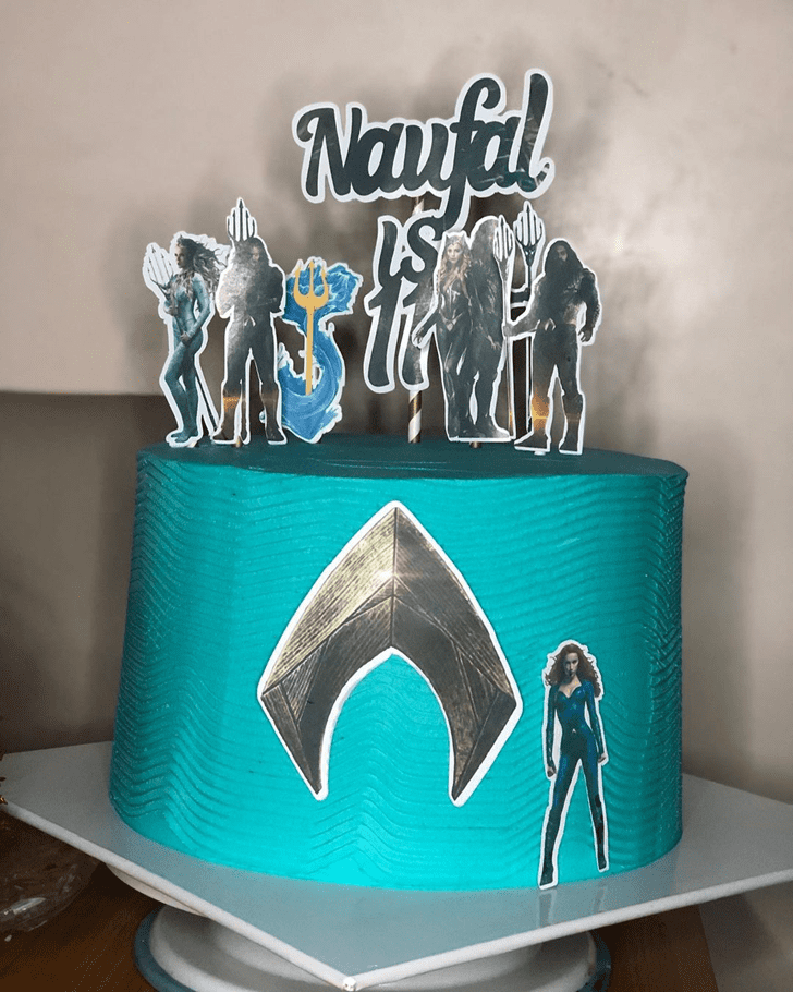 Cute Aquaman Cake