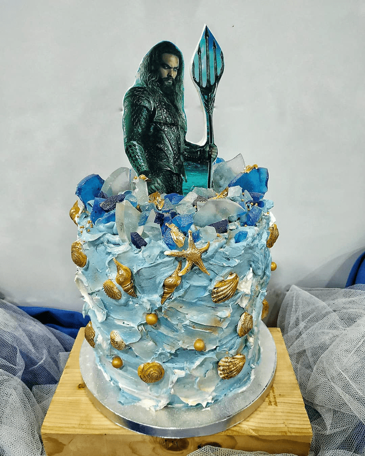 Dazzling Aquaman Cake