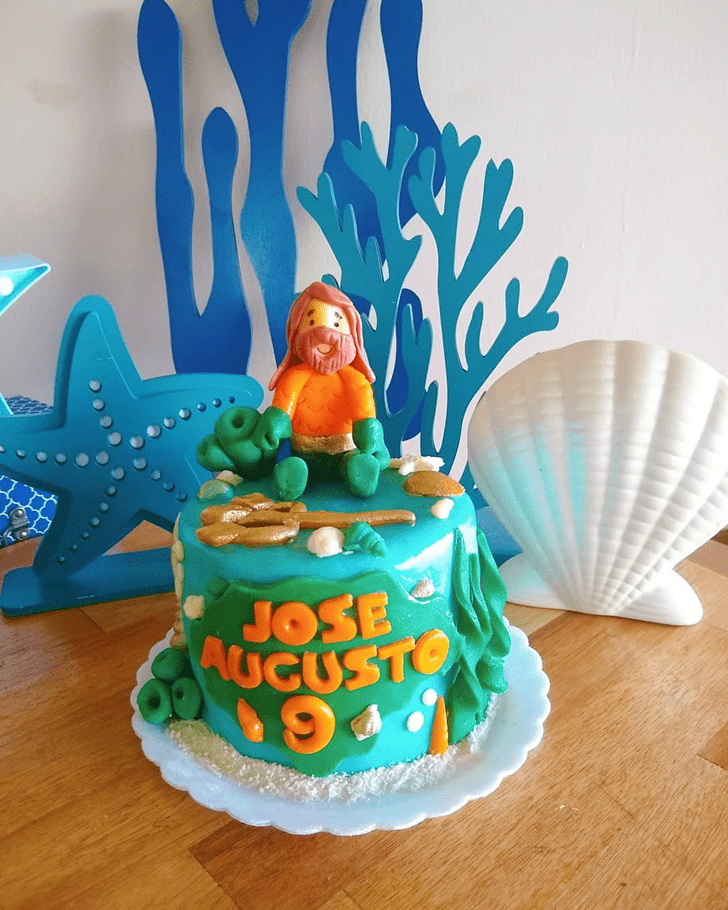 Delightful Aquaman Cake