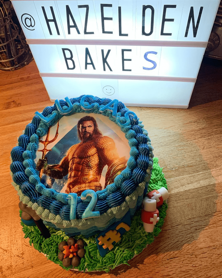 Enticing Aquaman Cake