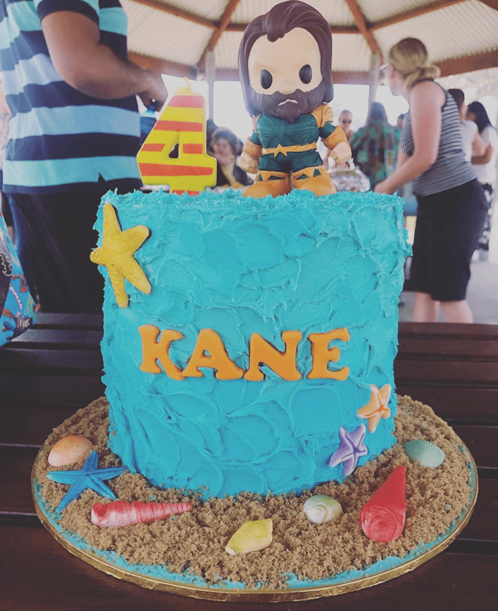 Excellent Aquaman Cake