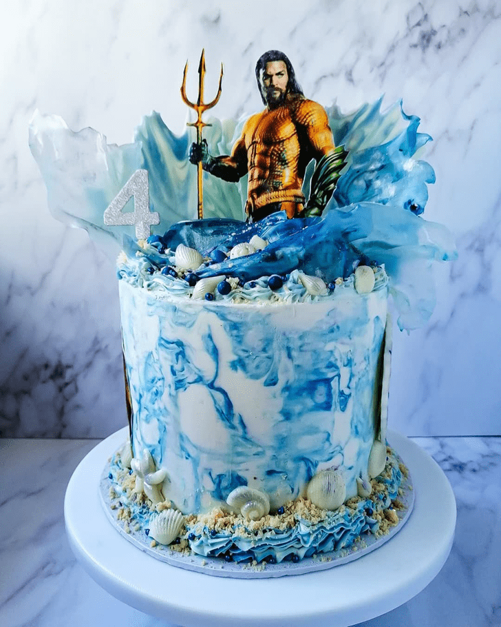 Fair Aquaman Cake