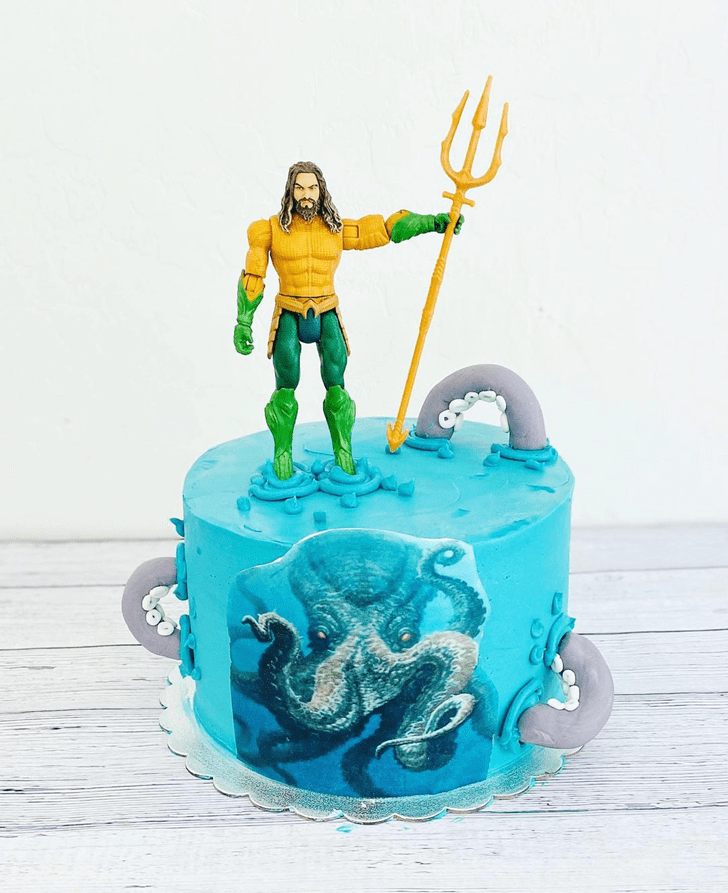 Gorgeous Aquaman Cake
