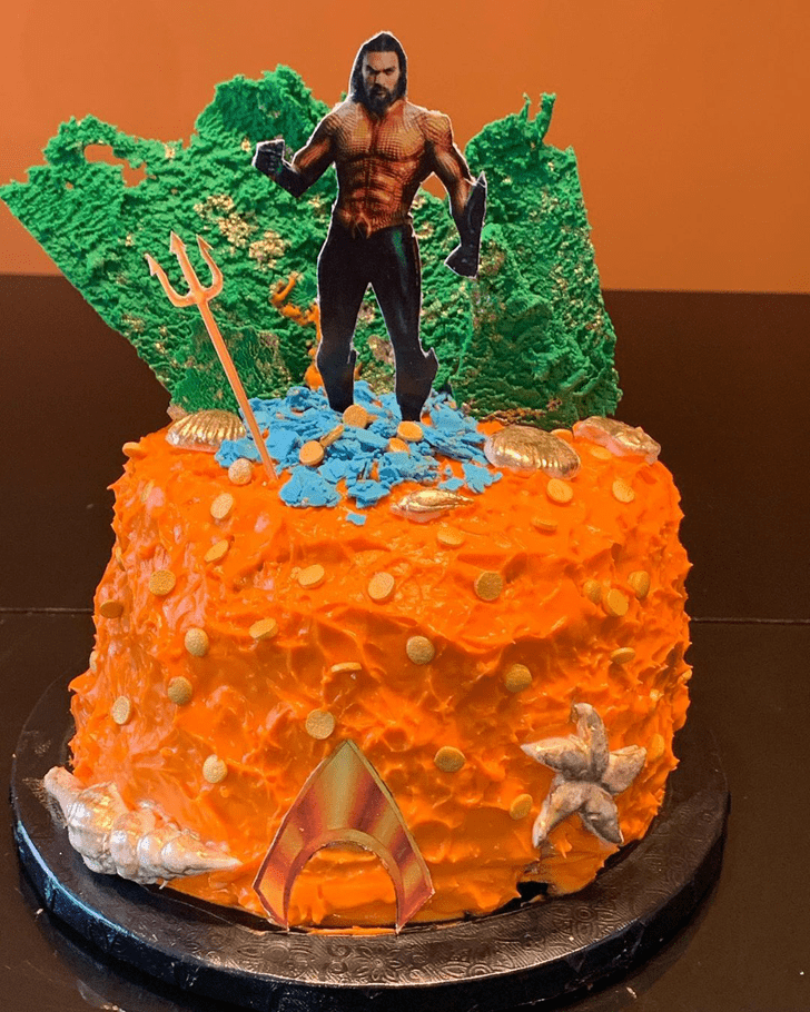 Graceful Aquaman Cake