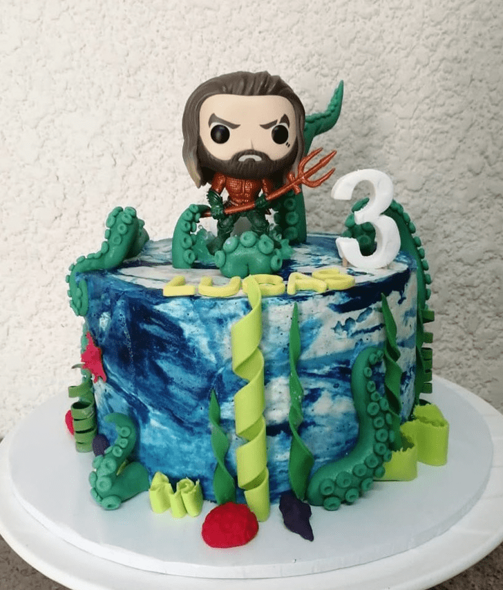 Stunning Aquaman Cake