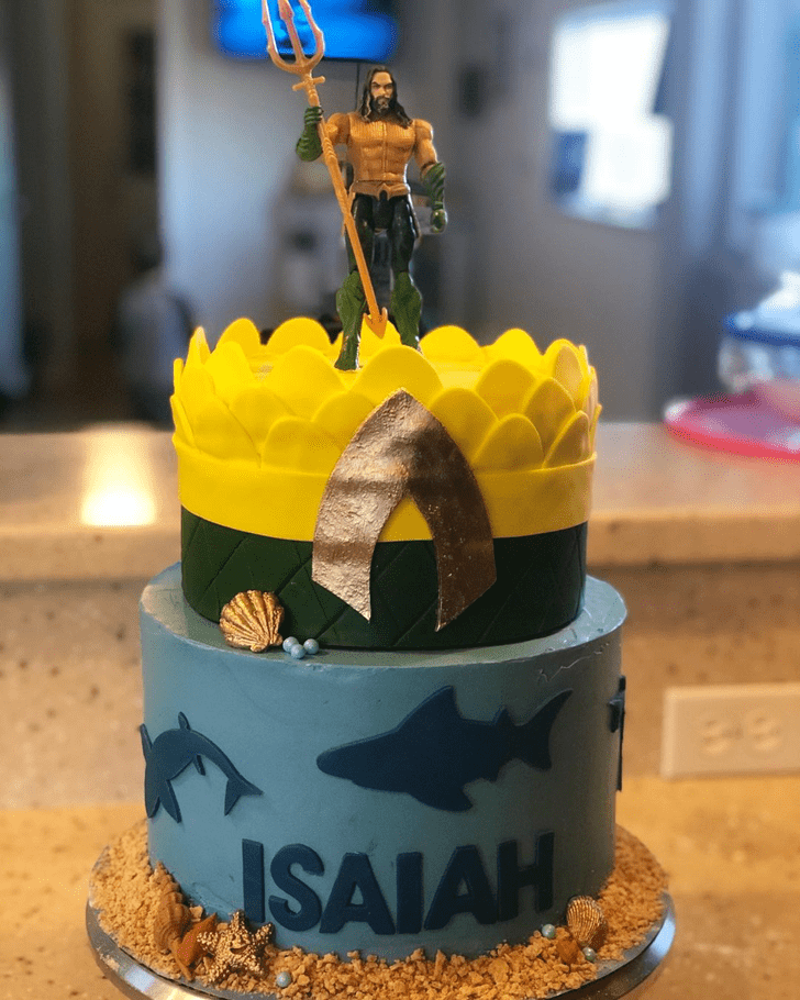 Wonderful Aquaman Cake Design