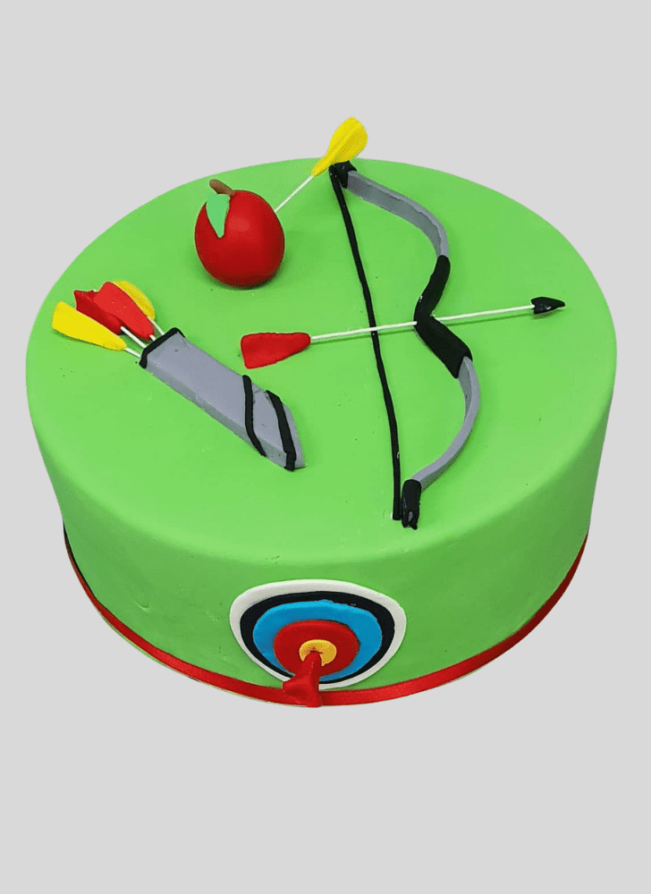 Appealing Archery Cake