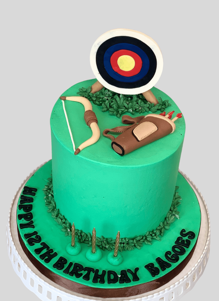 Delicate Archery Cake