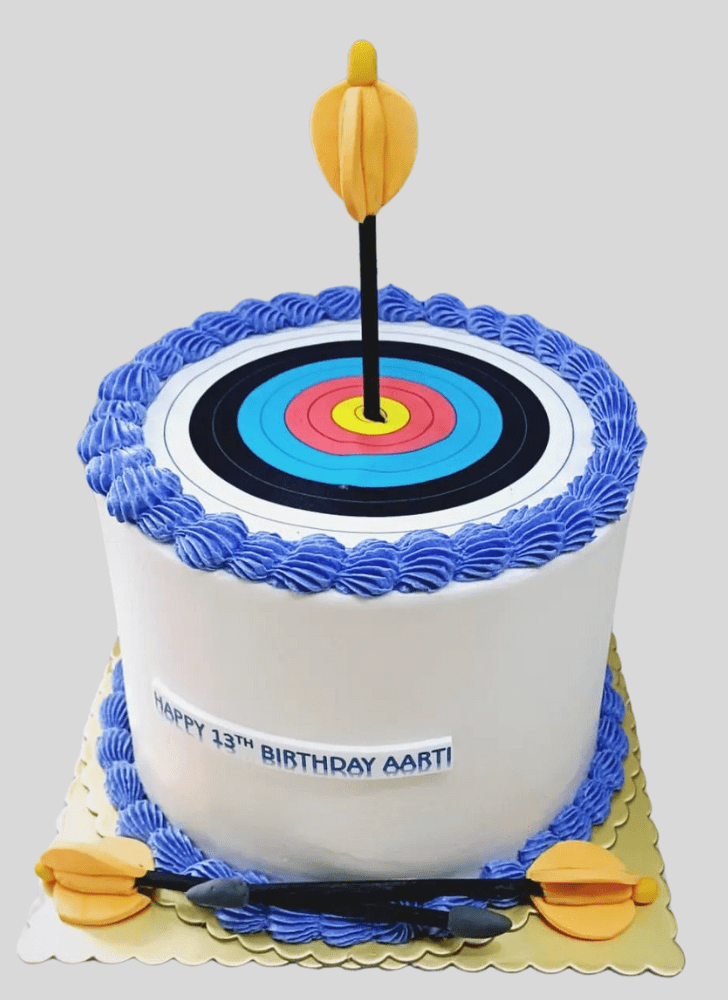 Enthralling Archery Cake