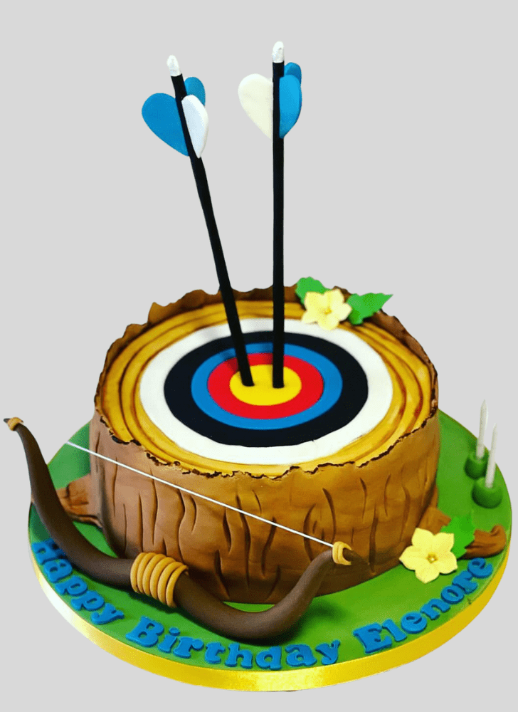 Enticing Archery Cake