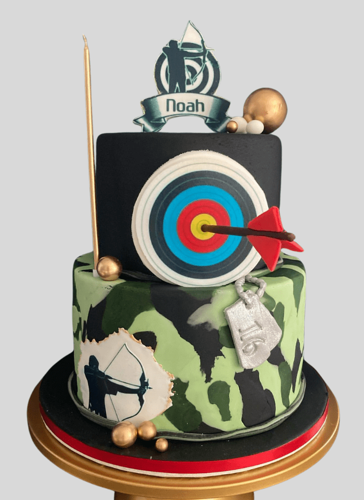 Good Looking Archery Cake