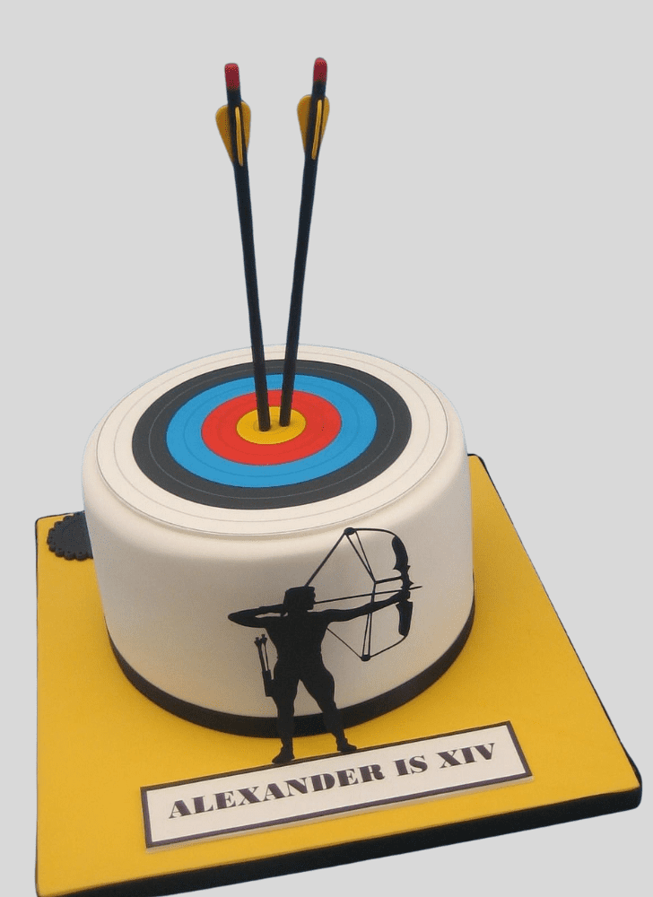 Graceful Archery Cake