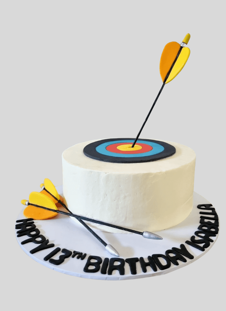 Mesmeric Archery Cake