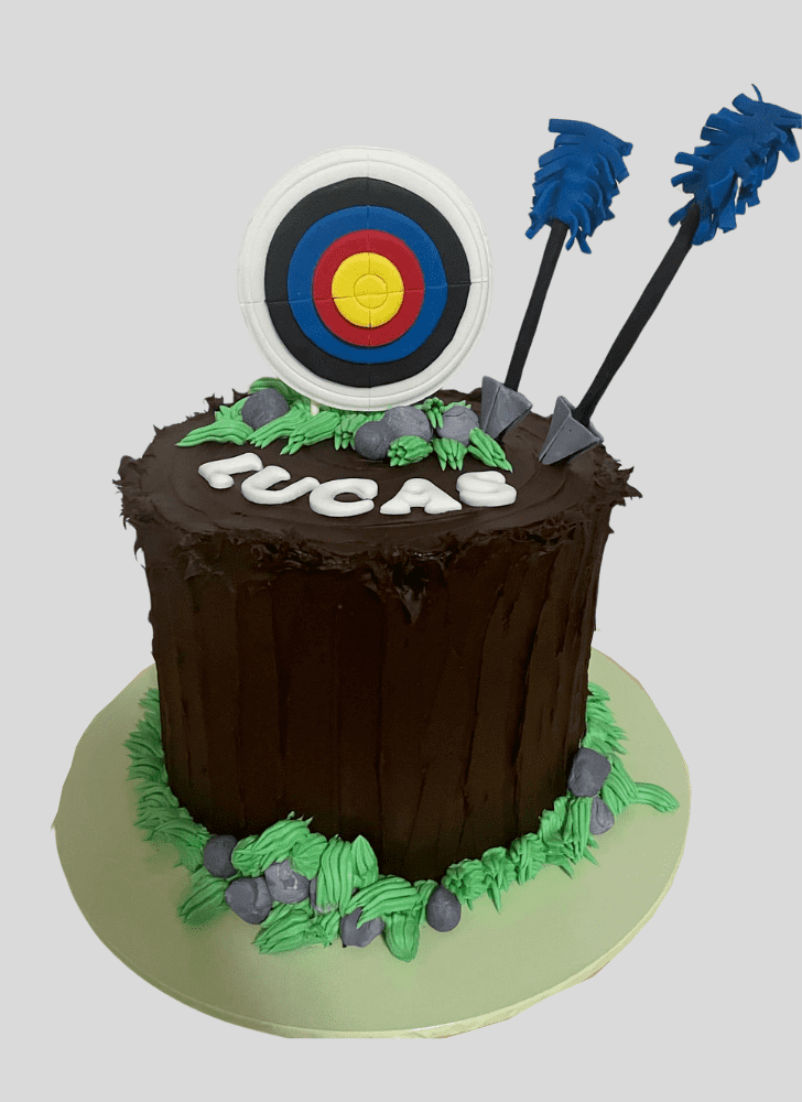 Resplendent Archery Cake