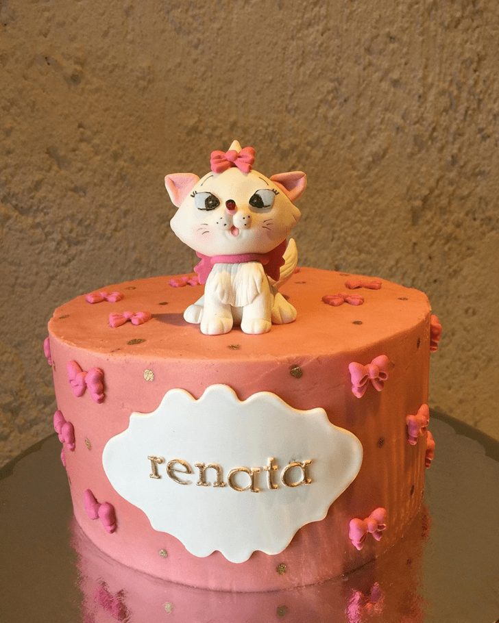 Elegant Aristocats Cake