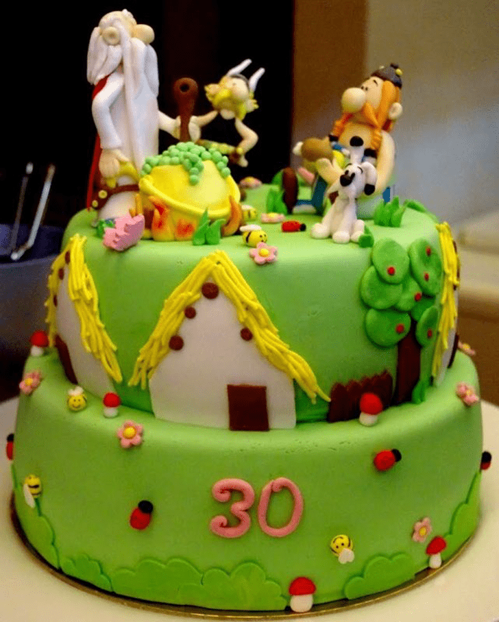 Appealing Asterix Cake