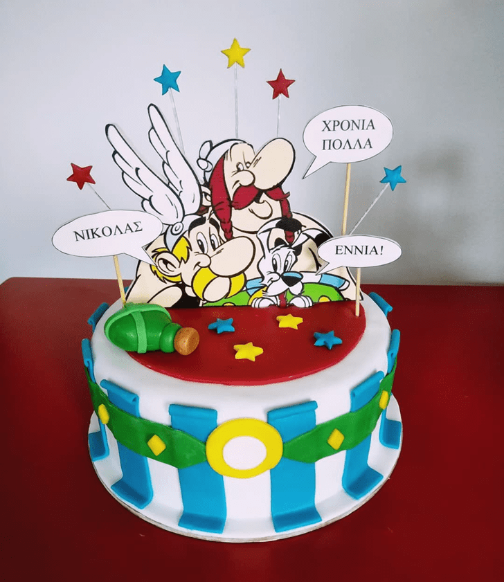 Delicate Asterix Cake