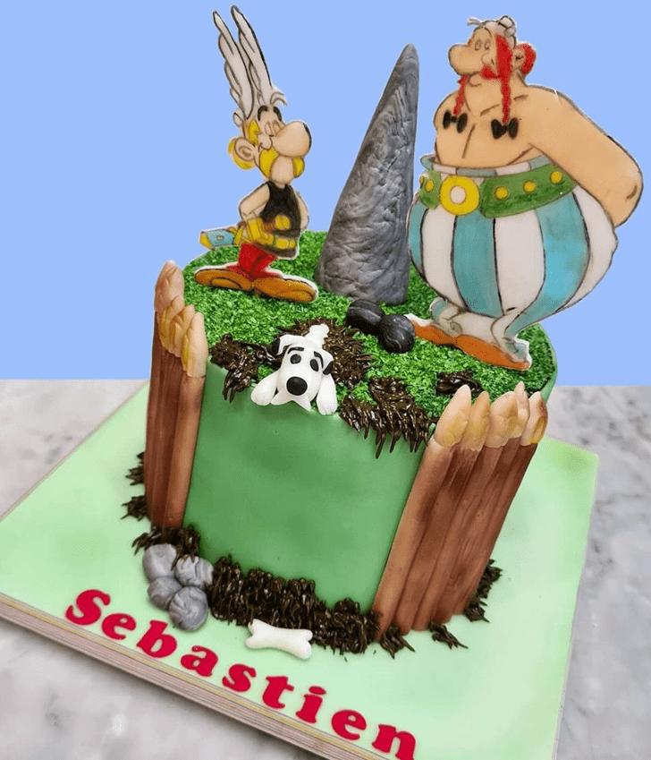 Fine Asterix Cake
