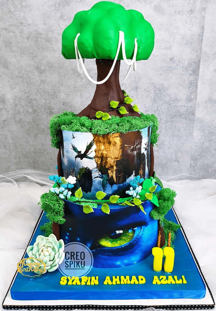Mesmeric Avatar Cake