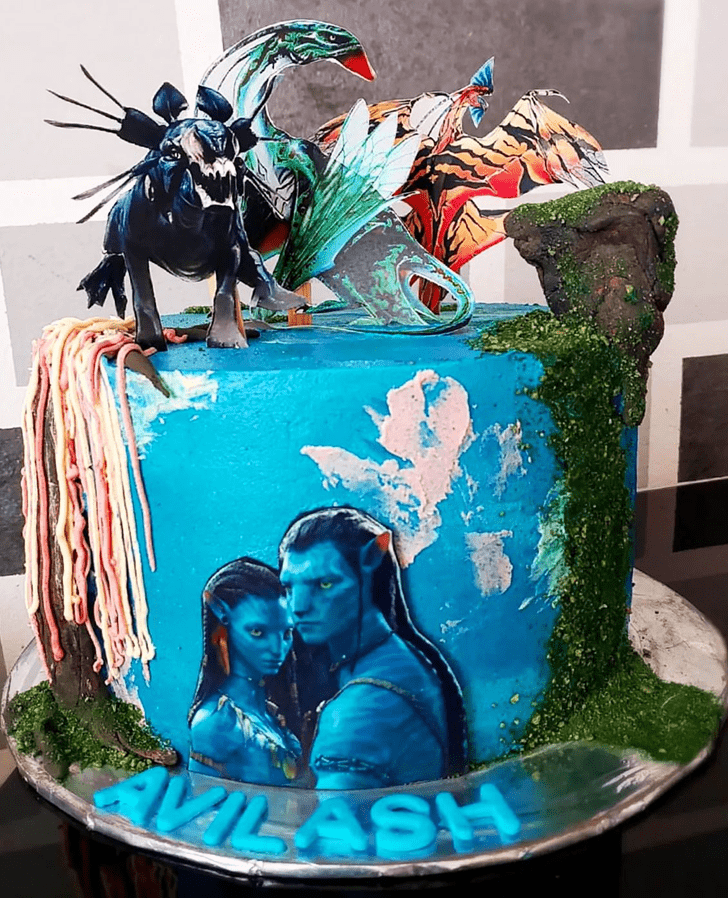 Pleasing Avatar Cake