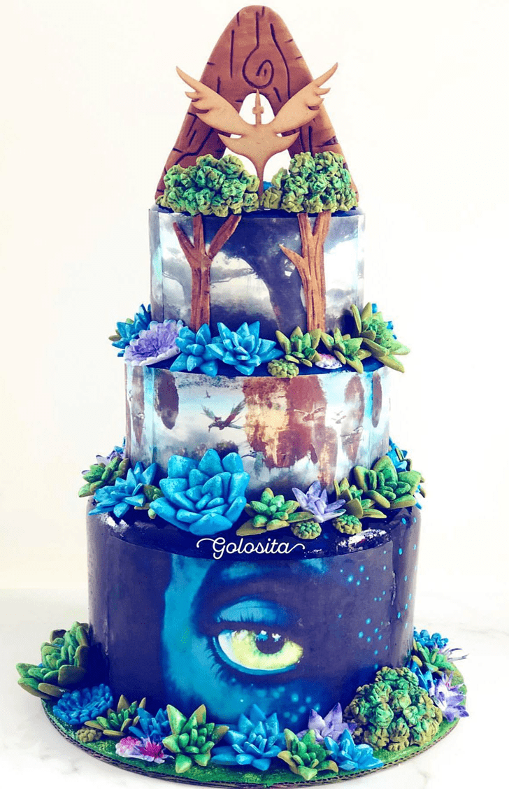 Stunning Avatar Cake