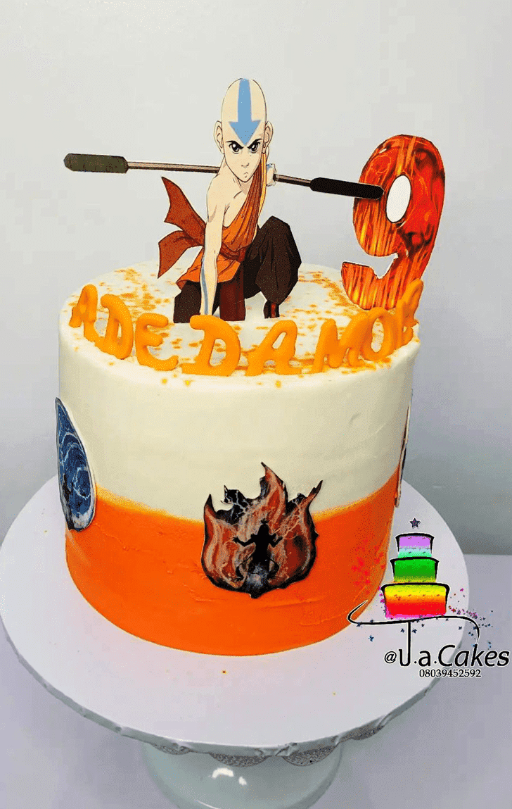 Appealing Avatar the Last Airbender Cake