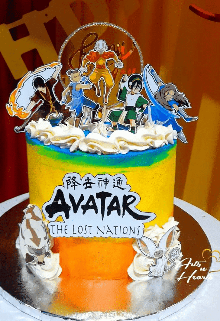 Delicate Avatar the Last Airbender Cake