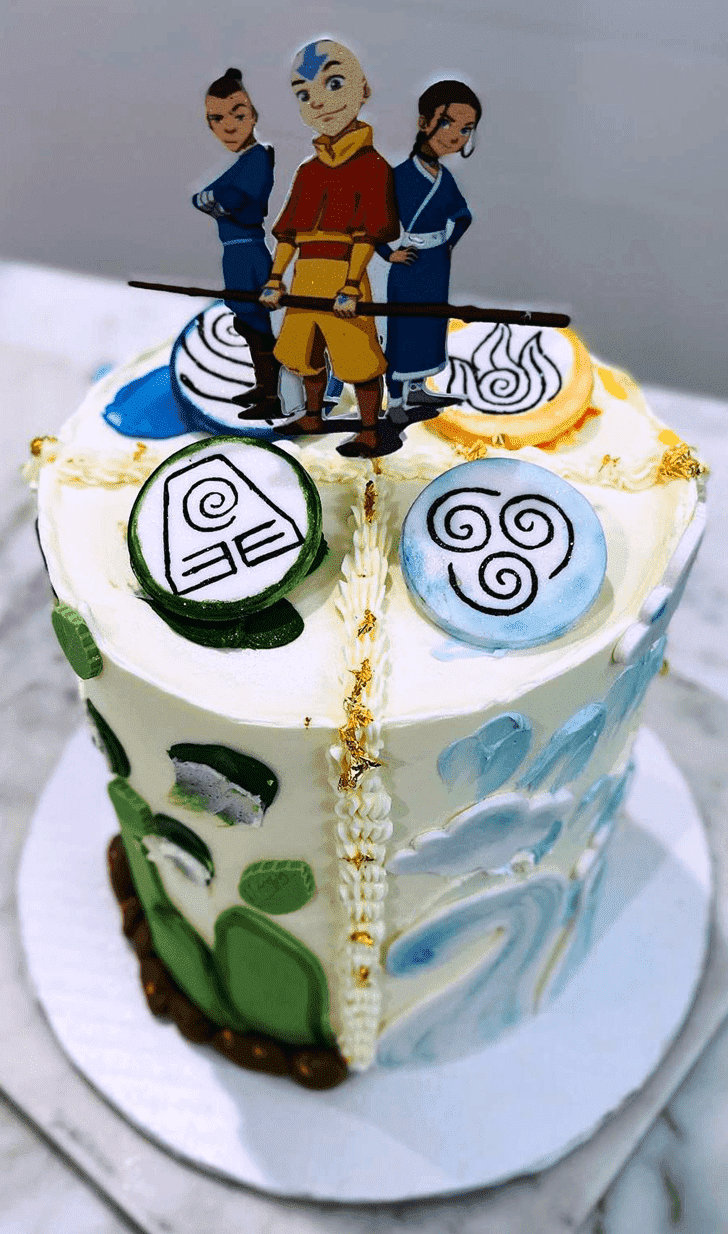 Graceful Avatar the Last Airbender Cake
