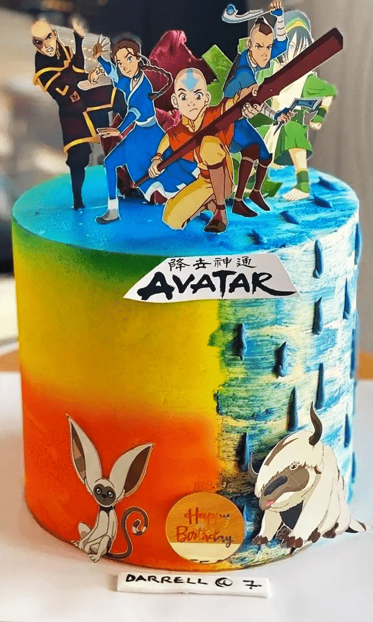Handsome Avatar the Last Airbender Cake
