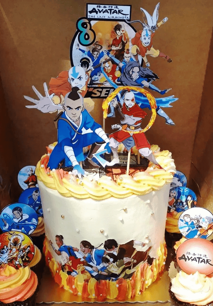 Refined Avatar the Last Airbender Cake