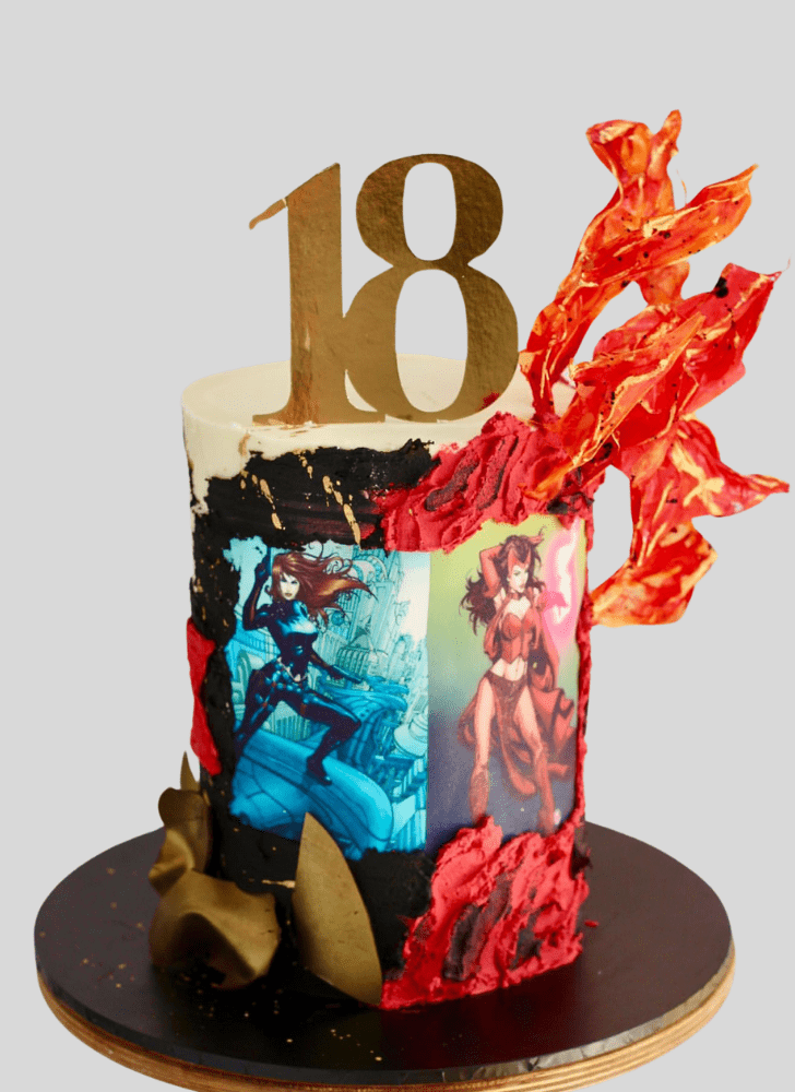 Admirable Avengers Cake Design