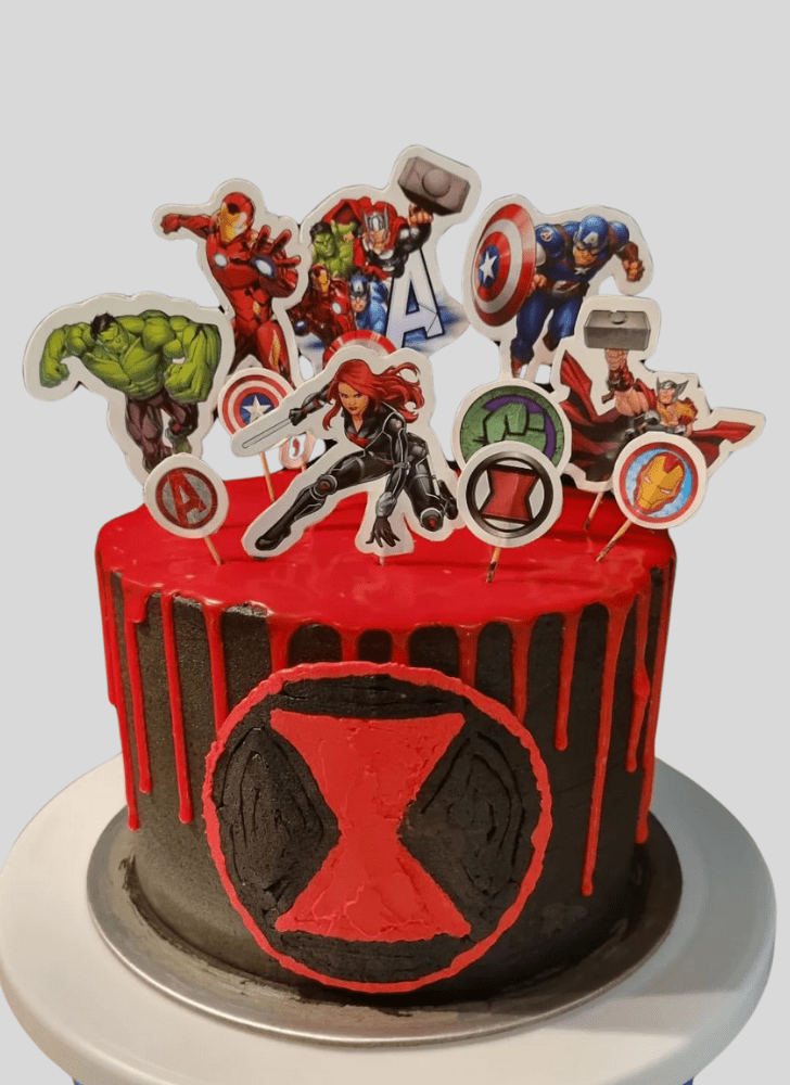 Adorable Avengers Cake