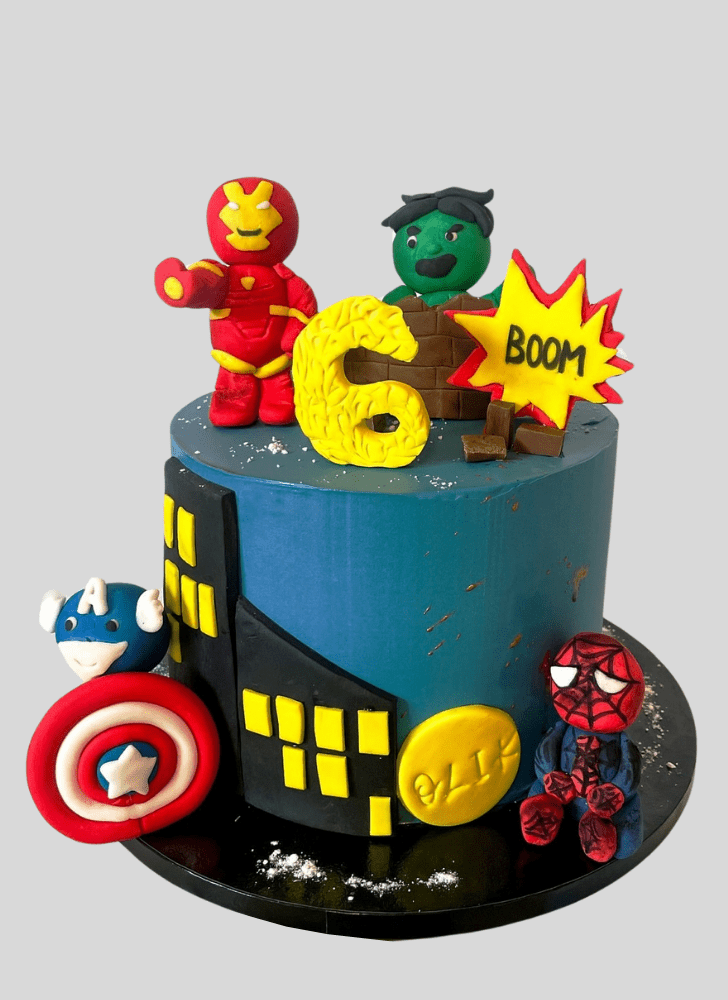 Delightful Avengers Cake