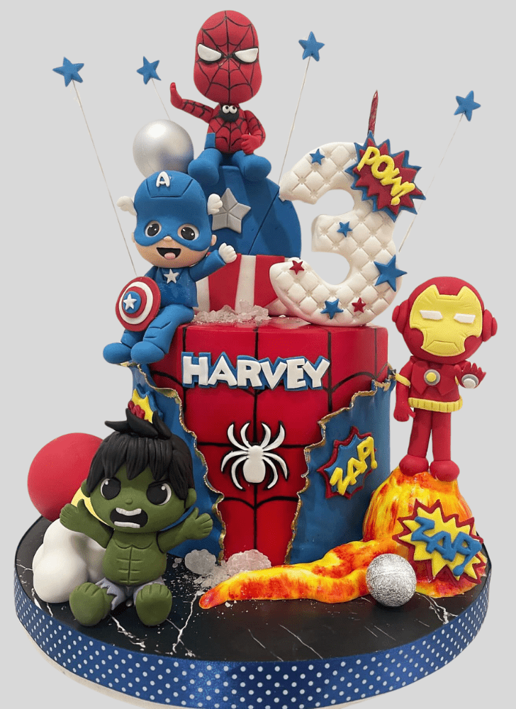 Enthralling Avengers Cake